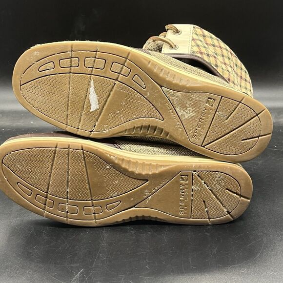 SPERRY Top Sider Brown Lace Up Mid Calf Fold Over Boat Boots Size 7 M 9173865 - Picture 7 of 7